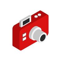 Isometric Camera On White Background vector