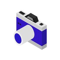 Isometric Camera On White Background vector