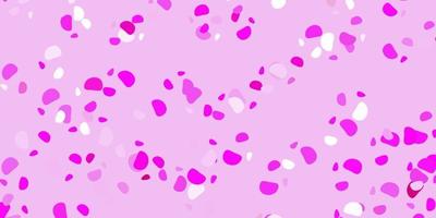 Light pink vector backdrop with chaotic shapes.