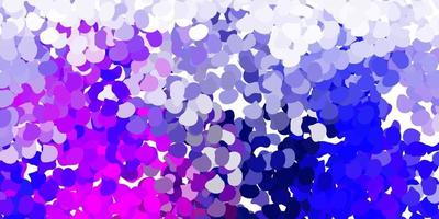 Light pink, blue vector template with abstract forms.