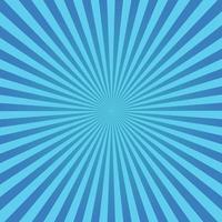 blue sunburst background vector