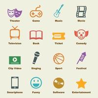 entertainment vector elements