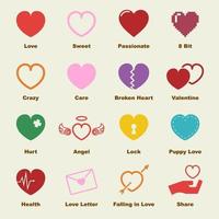 heart vector elements