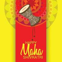 vector illustration of a Background for Happy Maha Shivratri.