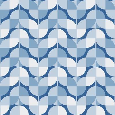 Abstract seamless pattern. Tulip flowers vector