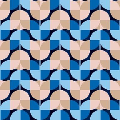 Abstract seamless pattern. Tulip flowers vector