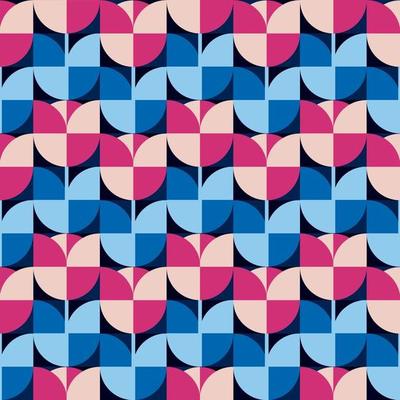 Abstract seamless pattern. Tulip flowers vector