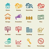 real estate elements vector