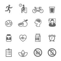 wellness vector icons