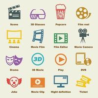 movie vector elements