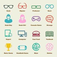 geek vector elements