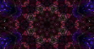 Abstract Colorful Kaleidoscope Animation with A Gradient Texture video