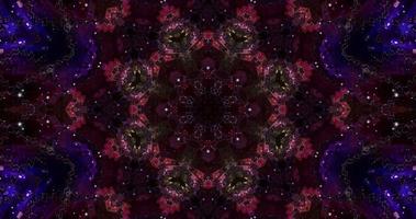 Abstract Colorful Kaleidoscope Animation with A Gradient Texture video