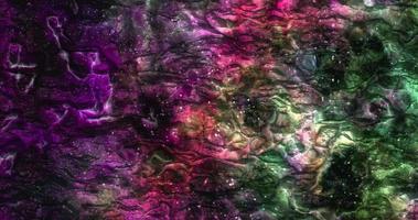 Animación de caleidoscopio colorido abstracto con una textura degradada video