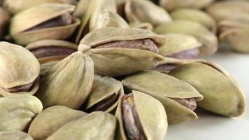 Macro View of Pistachios in Their Shells video