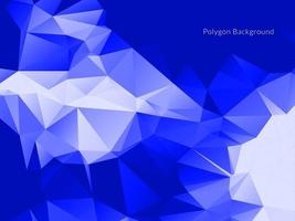 Modern geometric triangle polygon background vector