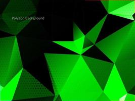 Modern geometric triangle polygon background vector