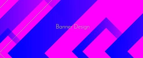 Abstract geometric purple modern stylish smooth dark banner background vector