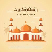 Illustration vector graphic ramadan kareem good of for greeting card, background, flyer, template. Eps 10