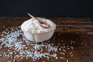 Rice in a bowl photo