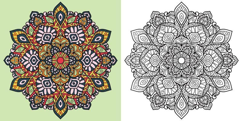 Mandala Black And White Vector Art, Icons, and Graphics for Free Download