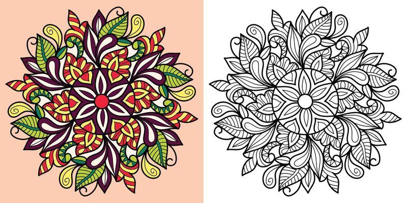 Mandala Black And White Vector Art, Icons, and Graphics for Free Download