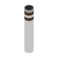 Isometric Smokestack On White Background vector