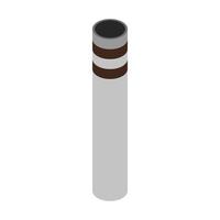 Isometric Smokestack On White Background vector