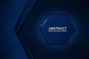Black and blue abstract background design, technology corporate business template.