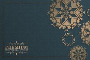 Luxury mandala background concept vector