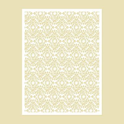 seamless die cut decorative pattern template