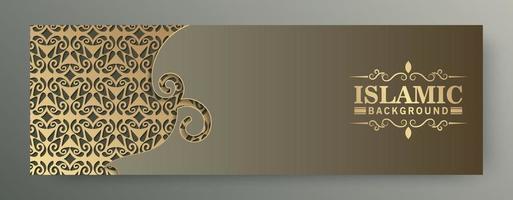 Premium menu card banner template design vector