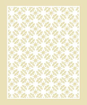 seamless die cut decorative pattern template