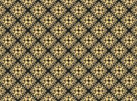 Luxury gold ornament pattern design background vector