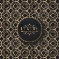 Luxury seamless pattern decorative vintage style vector