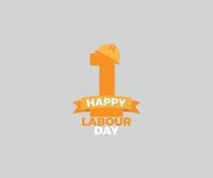 Happy Labour day vector graphic