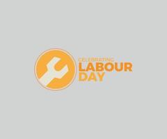 celebrating labour day vector