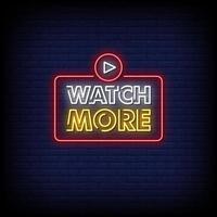 Watch More Neon Signs Style Text Vector