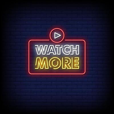 Watch More Neon Signs Style Text Vector