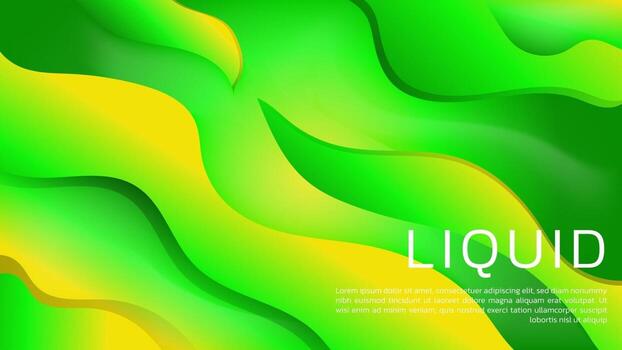 Abstract 3D Liquid Gradient Background with Vibrant Color for Web Landing Page and Wallpaper vector