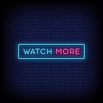 Watch More Neon Signs Style Text Vector