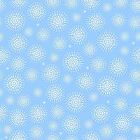Seamless winter pattern. Print with snowflakes on blue background. vector