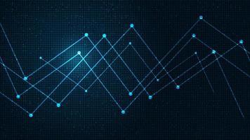 Future Network Microchip on Technology Background, Hi-tech, security and share Concept design vector