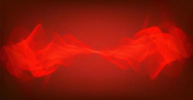 Red Digital Sound Wave Low and Hight richter scale Background vector