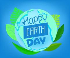 Happy Earth day vector