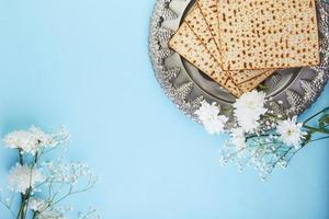 Pesach celebration concept, Jewish Passover holiday photo