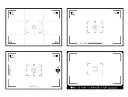 Video Camera Viewfinder Display Vector