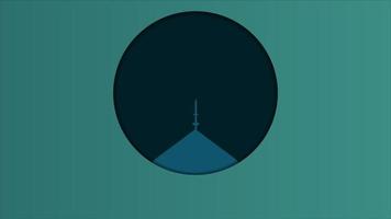 Ramadan Kareem semplice animazione di carte video