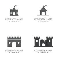 Castle Logo Template vector symbol  icon design