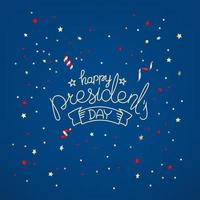 Presidents day greeting card. Vector concept